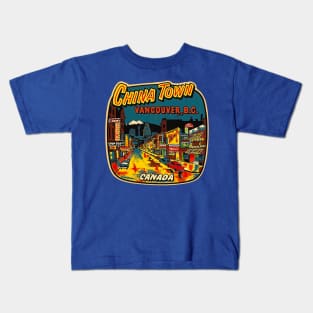 Chinatown Vancouver, B.C., Canada Kids T-Shirt